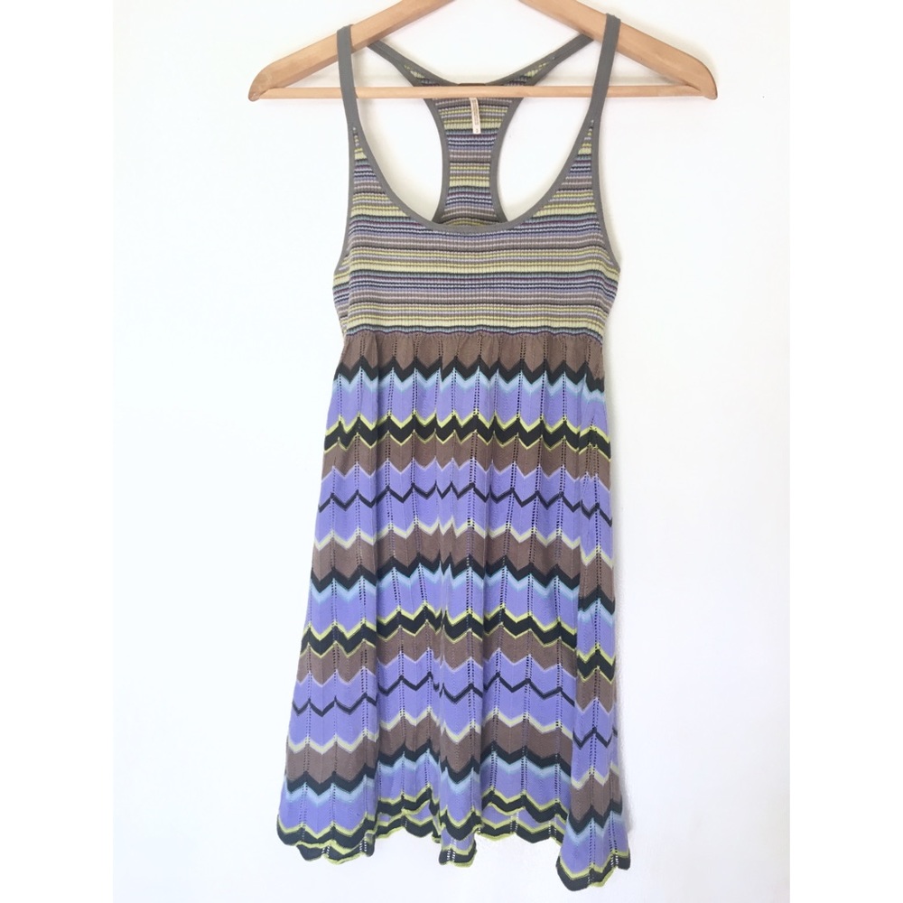 Free People • knit tank chevron striped sleeveless
